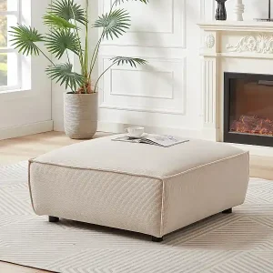 Hocker - Cord - Beige - BORORE von PASCAL MORABITO Sonderaktion