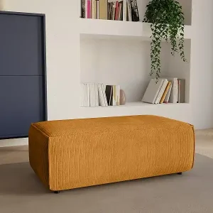 Hocker - Cord - Hellorange - AMELIA Beliebt