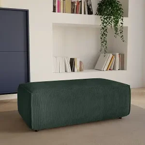 Meistverkauft Hocker - Cord - Tannengrün - AMELIA