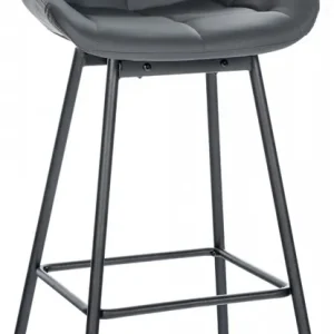 Super-Preis Barhocker Weston Schwenkbar Kunstleder, grau