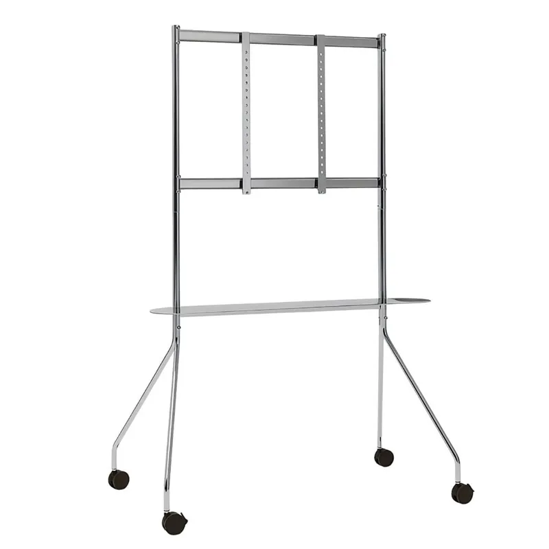 Versand Am Gleichen Tag Pedestal Moon Pro TV Stativ - Metall/Chrom