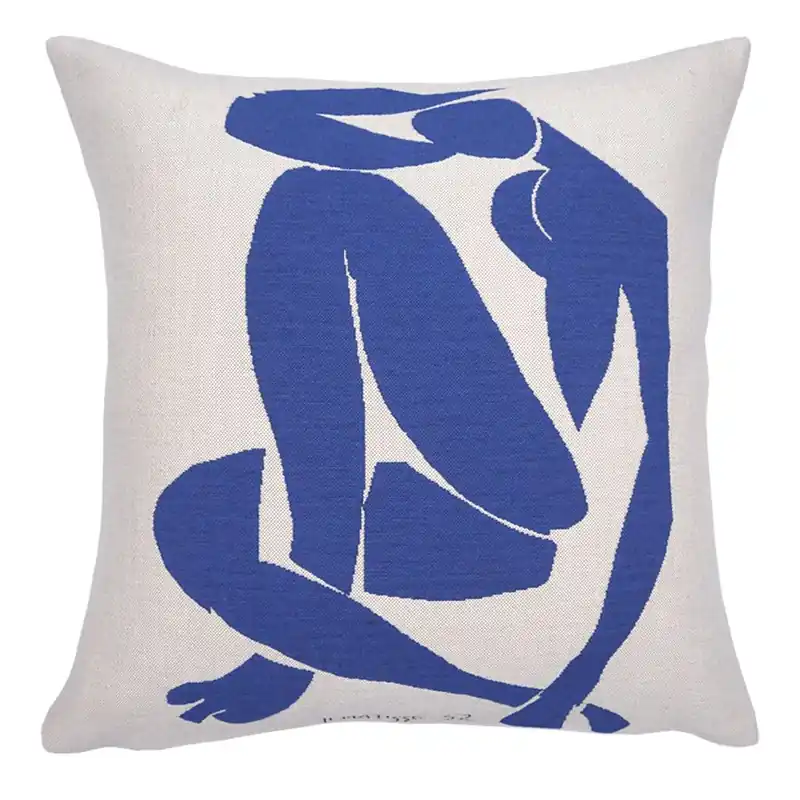 Poulin Design Matisse Pude 45x45 cm - Blauer Akt IV Matisse 1952 Letzte Chance
