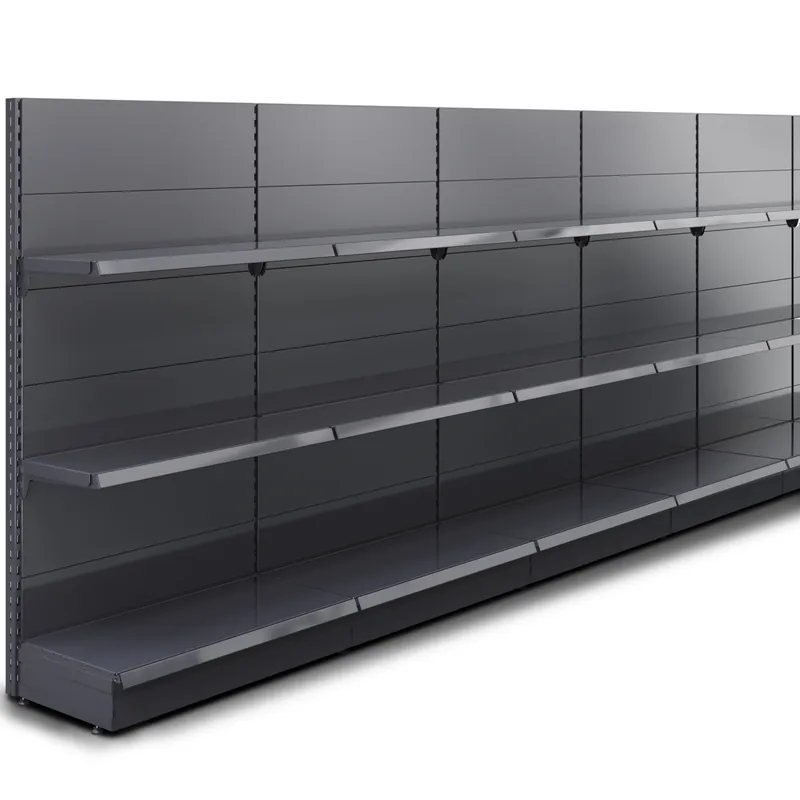 Wochenendangebot BROOKLYN | Gondel Wandregal | B2200xH195cm | Inkl. 2 Regalböden | Komplett Set