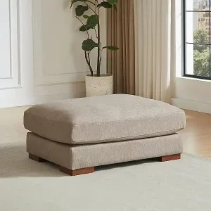 Wochenendangebot Hocker - Strukturstoff - Taupe - SPERONE