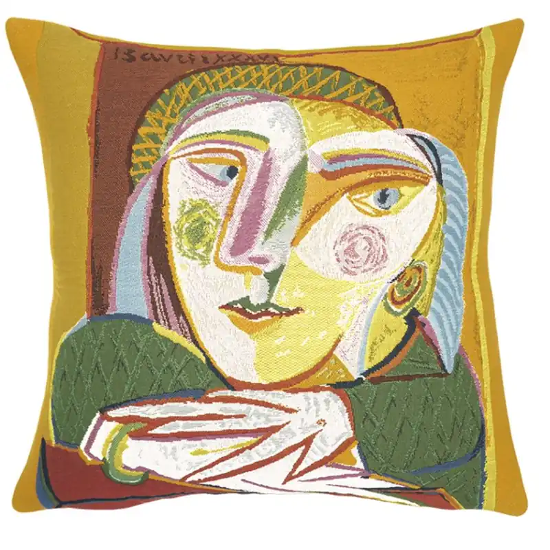 Poulin Design Picasso Pude 45x45 cm - Frau am Fenster 1936 Ausverkauf