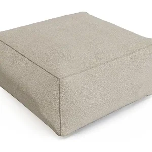 Top-Angebot Gartenhocker - Bouclé-Stoff - Beige - NOUMARA von MYLIA