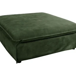 Jetzt Bestellen Pouf KALIA – Dunkelgrün – Samt – Zeitgenössischer Stil