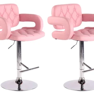 2er Set Barhocker Dublin C, pink Schnäppchen