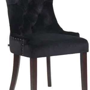 Top-Seller Esszimmerstuhl Aberdeen Samt antik, schwarz