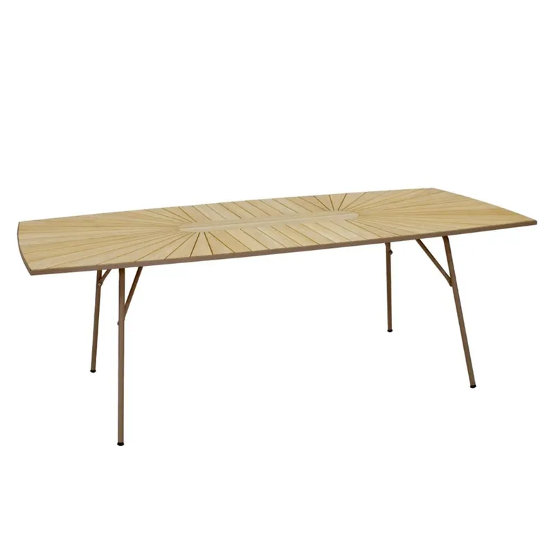 Wochenendangebot Mandalay Marguerit Gartentisch L: 200 cm – Teak/Mocca