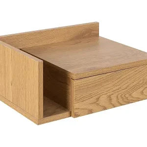 Nur Heute Ashlan Nachttisch 1 Schublade 1 Regal Natur.