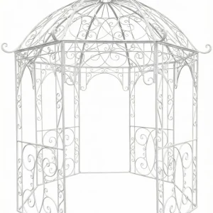 Wochenendangebot Pavillon Leila, weiß