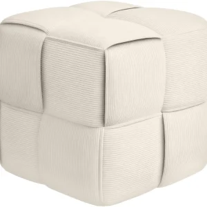 Super-Preis Sitzhocker Forinta Cord, creme