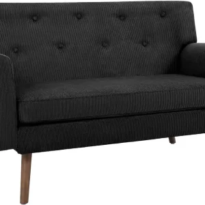 Zertifiziert Sofa Kioni Cord, schwarz