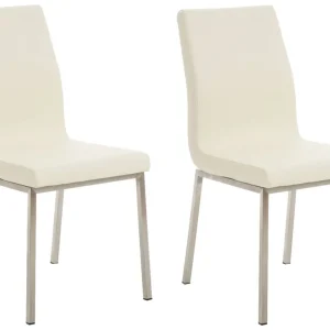 Sonderangebot 2er Set Esszimmerstühle Colmar, creme