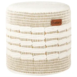 Ausverkauf Pouf ABTIN Jute Weiss 40 cm 40 cm 40 cm