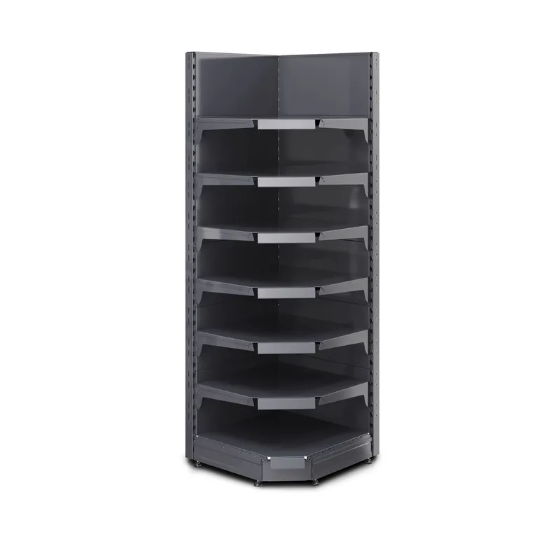 Wochenendangebot BROOKLYN | Gondel Eckregal | B75xH195cm | Inkl. 6 Regalböden | Komplett Set