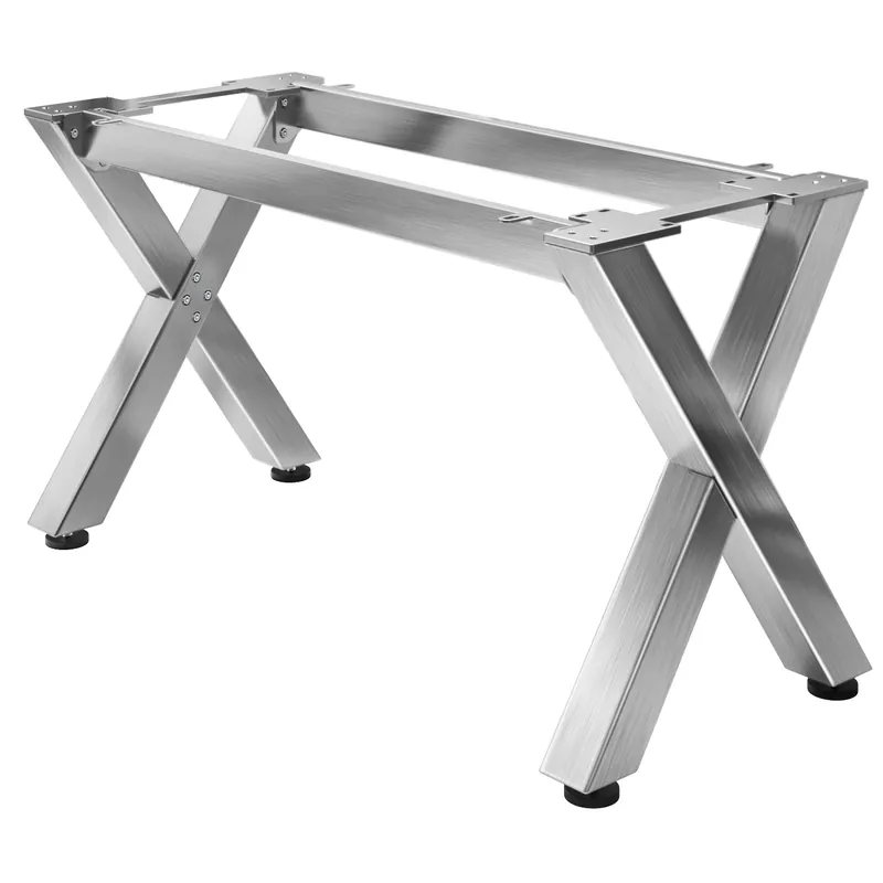 Wochenendangebot JUANA | Bistro Tischgestell | L: B: H: 135 x 70x 73cm | 2 x Verbinder | Edelstahl |