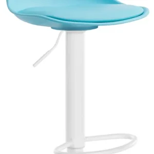 Versand Am Gleichen Tag Barhocker Kiel Kunstleder weiß, blau