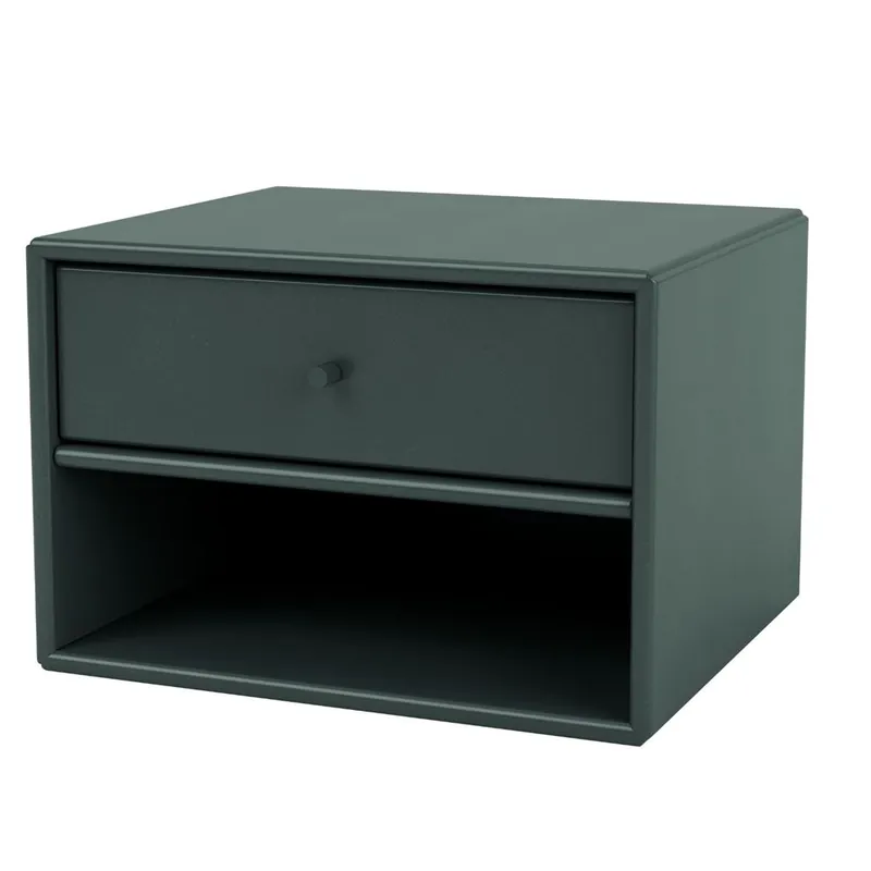 Aktuell Montana Selection Dash Nachttisch mit Aufhängevorrichtung 35,4 x 24 x 30 cm -163 Schwarz Jade