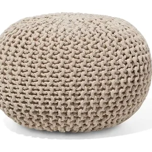 Top-Seller Praktischer Ottoman Wolle 40x25 cm beige Conrad