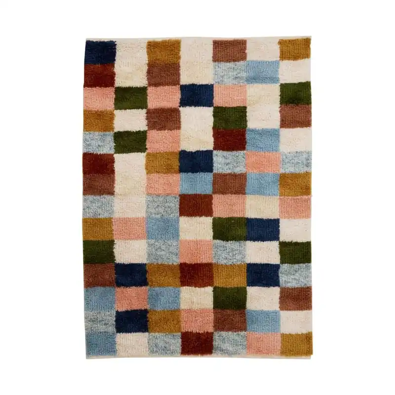 Finale Aktion Nordal Pakka Teppich 140x200 cm - Wolle/Mehrfarbig