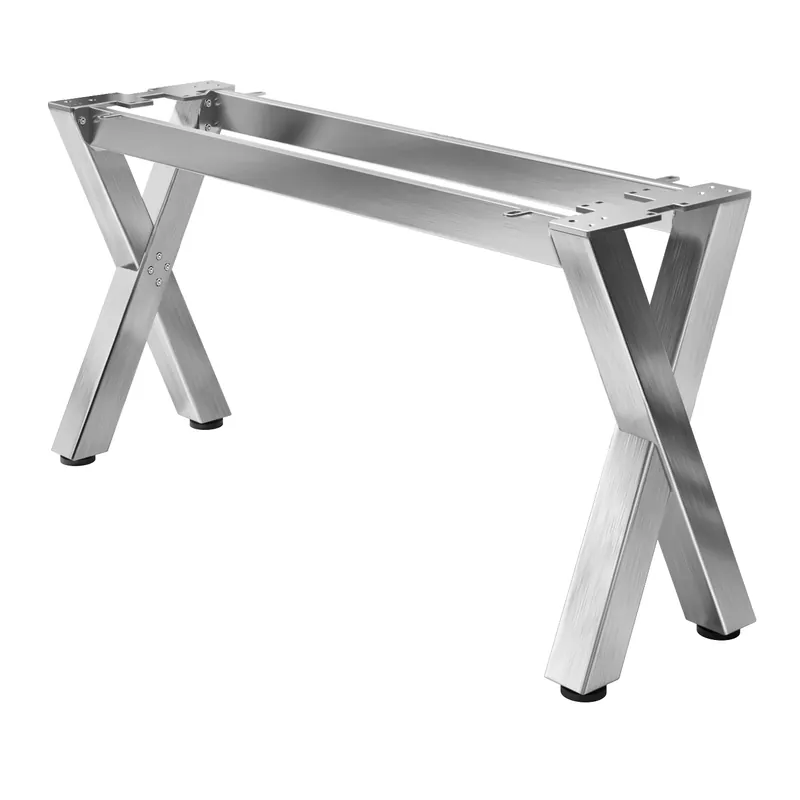 Zertifiziert JUANA | Bistro Barbank Gestell | L: B: H: 159 x 40x 73cm | 2 x Verbinder | Edelstahl