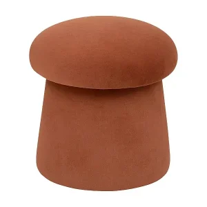 Pouffe Polyester orange 40x37x37cm Neue Kollektion
