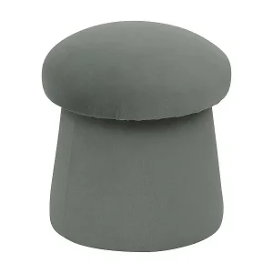 Bestpreis Pouffe Polyester grau 40x37x37cm