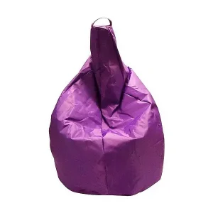 Neu Im Sortiment Pouf Angillina, Mehrzwecksessel, Sitzsack, Hockerhocker, Made in Italy, 80x80 h120 cm, Lila