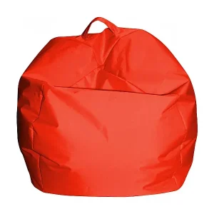 Preisreduziert Pouf Ascia, Mehrzwecksessel, Sitzsack, Hockerhocker, Made in Italy, 65x65 h50 cm, Orange