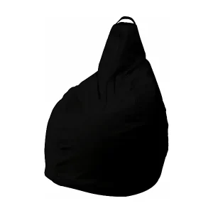 Neue Ware Pouf Agordo, Mehrzwecksessel, Sitzsack, Hockerhocker, Made in Italy, 90x90 h120 cm, Schwarz
