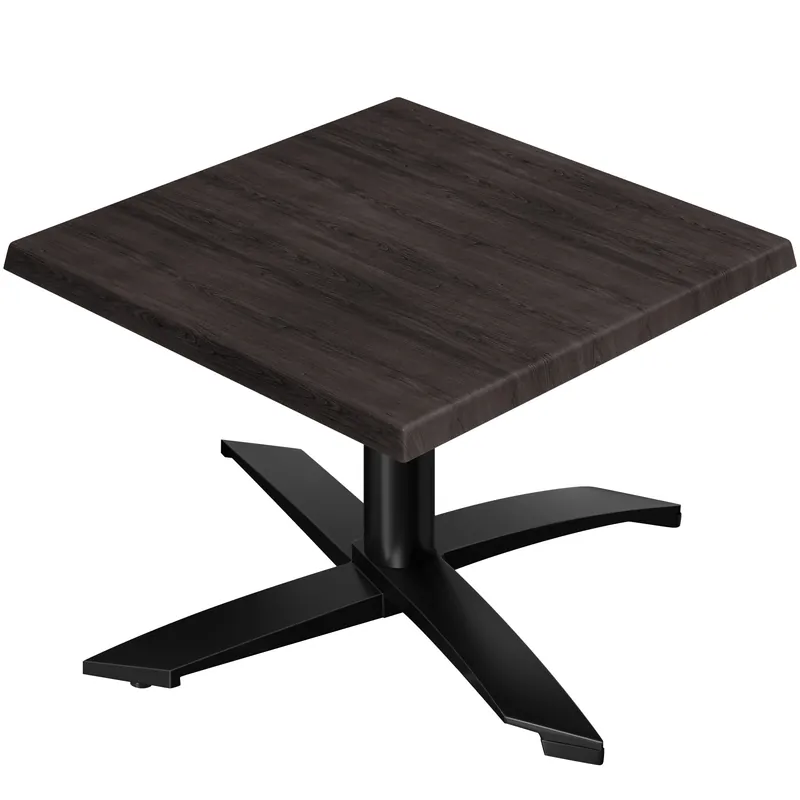 WTG | Jamaika Loungetisch | B:T:H 70 x 70 x 37 cm | Wenge / Schwarz | Zusatzgewicht Aktuell