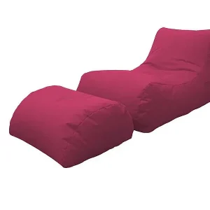 Versand Am Gleichen Tag Pouf Alton, Mehrzwecksessel, Sitzsack, Hockerhocker, Made in Italy, 120x80 h60 cm, Fuchsia