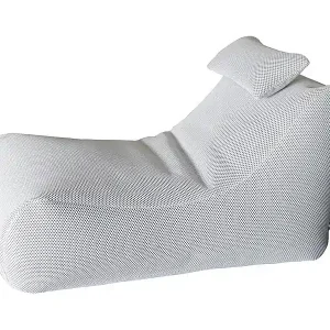 Jetzt Kaufen Pouf ÐœÑ–hck, Mehrzwecksessel, Sitzsack, Hockerhocker, Made in Italy, 70x120 h65 cm, WeiÃŸ