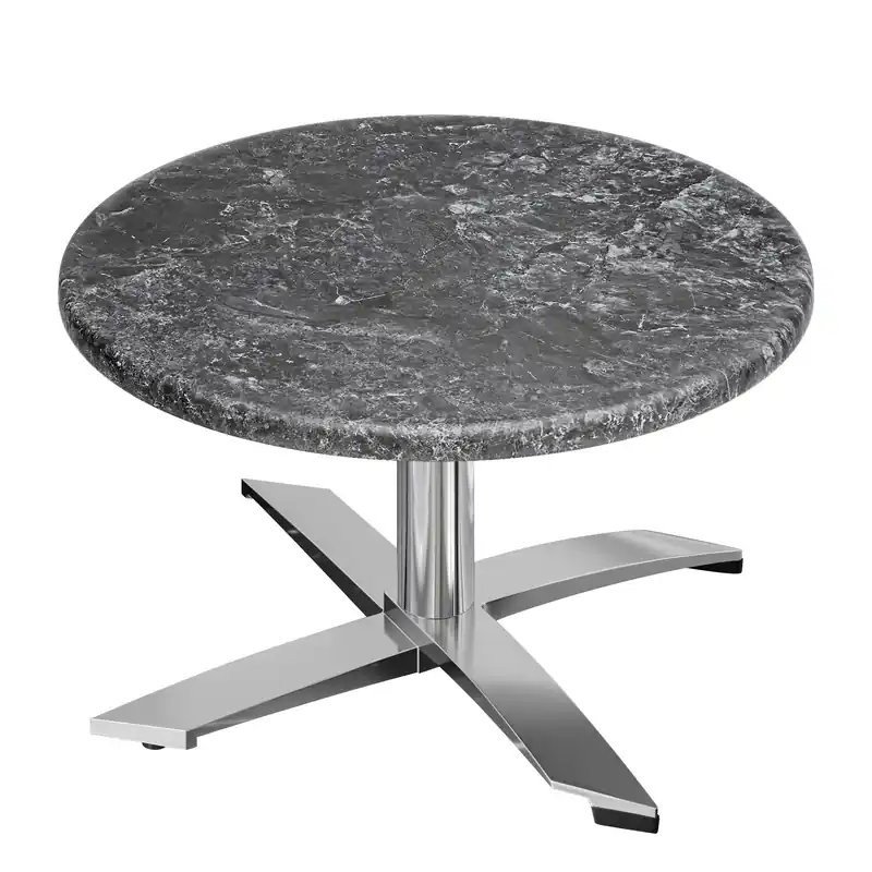 WTG | Jamaika Loungetisch | Ø:H 60 x 37 cm | Felsen / Aluminium | Klappbar | Zusatzgewicht Top-Preis