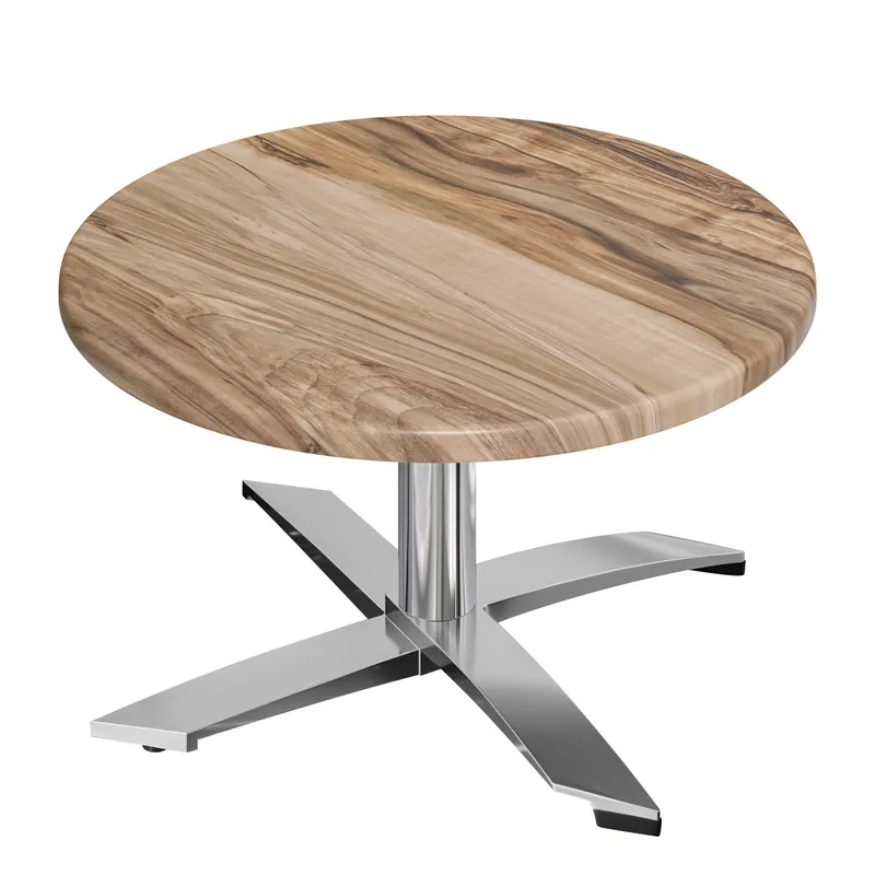 Zertifiziert WTG | Jamaika Loungetisch | Ø:H 60 x 37 cm | Sheesham / Aluminium | Zusatzgewicht