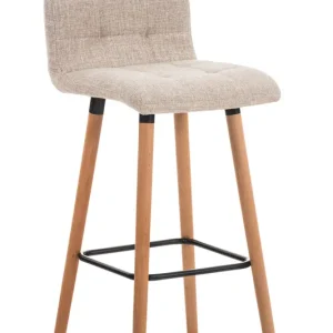 Wochenendangebot Barhocker Lincoln Stoff, creme
