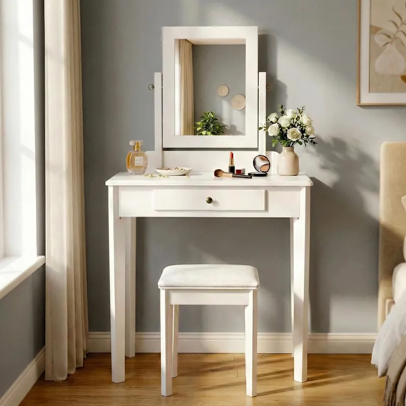 Top-Seller Schminktisch-Set Velia, weiß