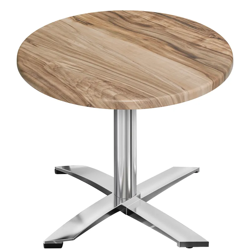 WTG | Bistro Außen Tisch | Ø:H 70 x 75,5 cm | Sheesham / Aluminium | Rund | Zusatzgewicht Sale