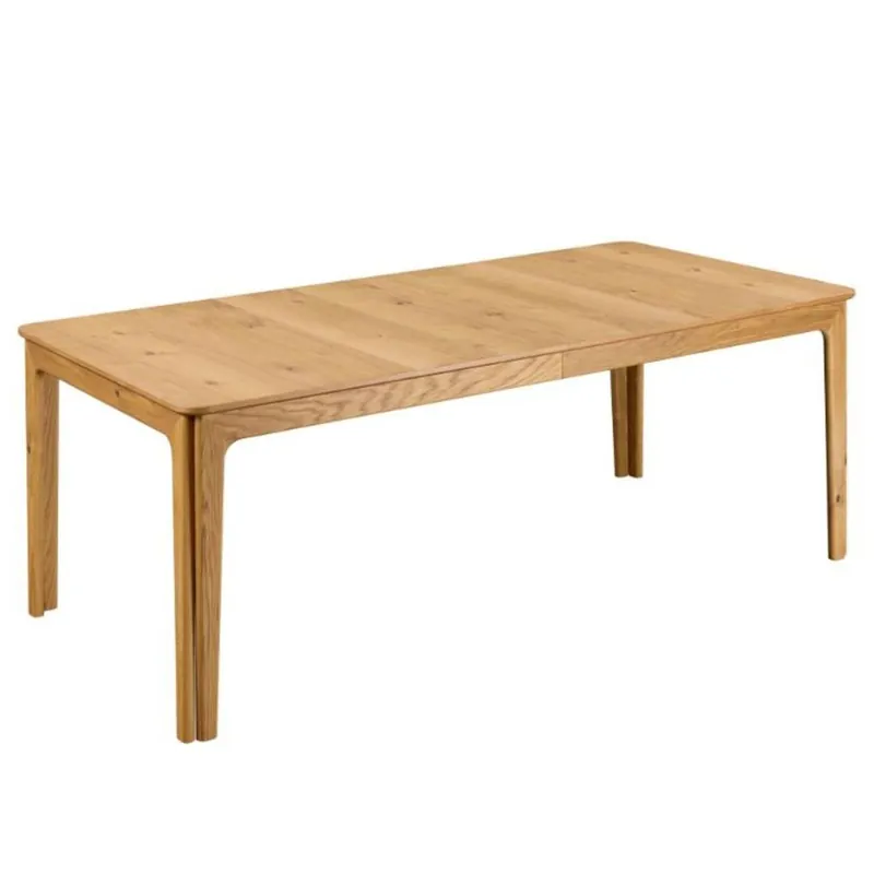Finale Aktion Esstisch Skovby SM27 inkl. 3 Verlängerungsplatten, Länge: 205–358 cm – Natur geölte Wildeiche