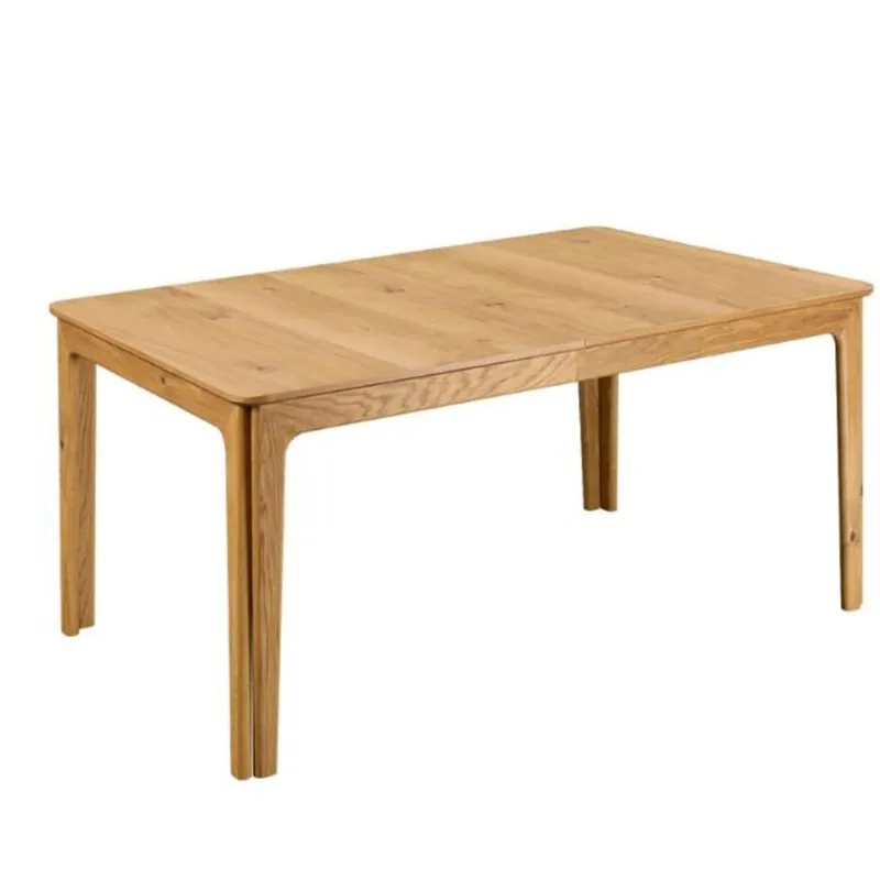 Esstisch Skovby SM26 inkl. 3 Verlängerungsplatten, Länge: 155–308 cm – Natur geölte Wildeiche Direktkauf
