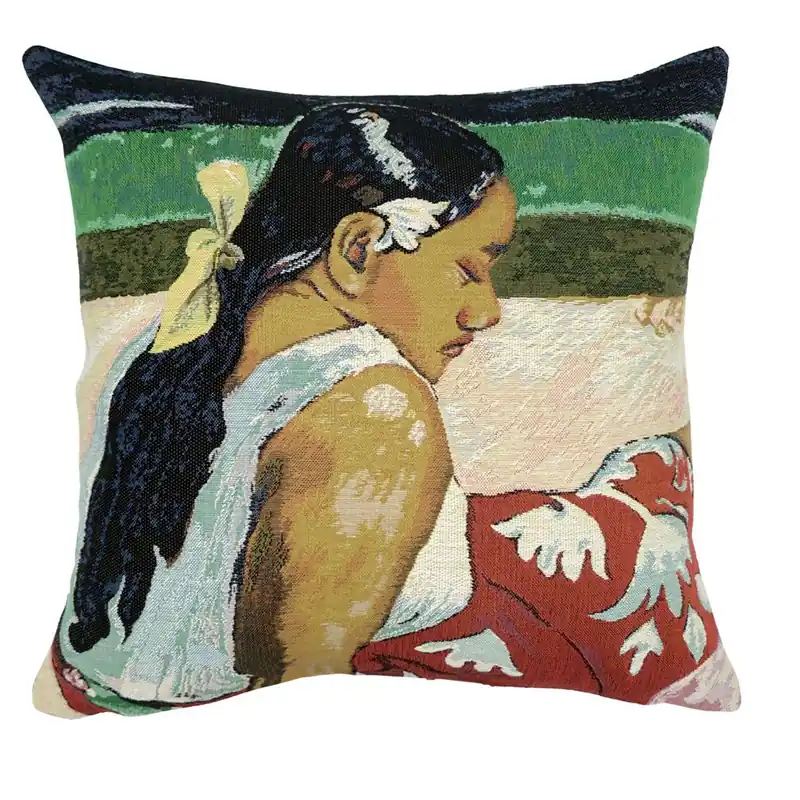 Poulin Design Paul Gauguin Pude 45x45 cm - Frauen von Tahiti Top-Angebot
