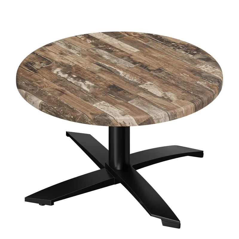 WTG | Jamaika Loungetisch | Ø:H 70 x 37 cm | Vintage Old / Schwarz | Zusatzgewicht Preisknaller