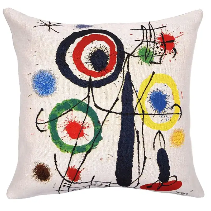Poulin Design MIRÓ Pude 45x45 cm - Ohne Titel 1775 (1963) Ausverkauf