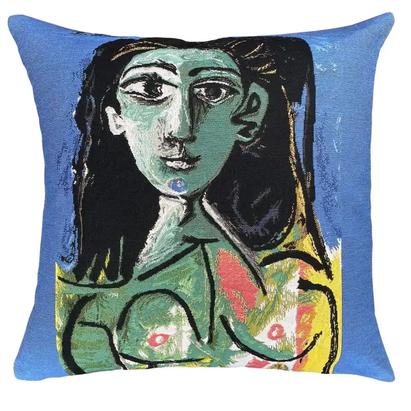 Poulin Design Picasso Pude 45x45 cm - Büste der Frau Jaqueline (1963) Rabatt