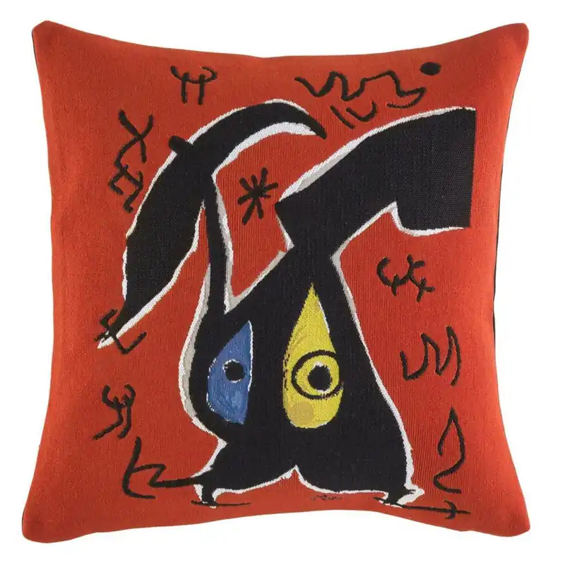 Poulin Design MIRÓ Pude 45x45 cm - Woman Birds (1978) Beliebt