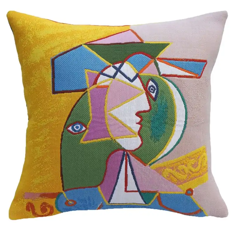 Poulin Design Picasso Pude 45x45 cm - Frau mit Hut Sale