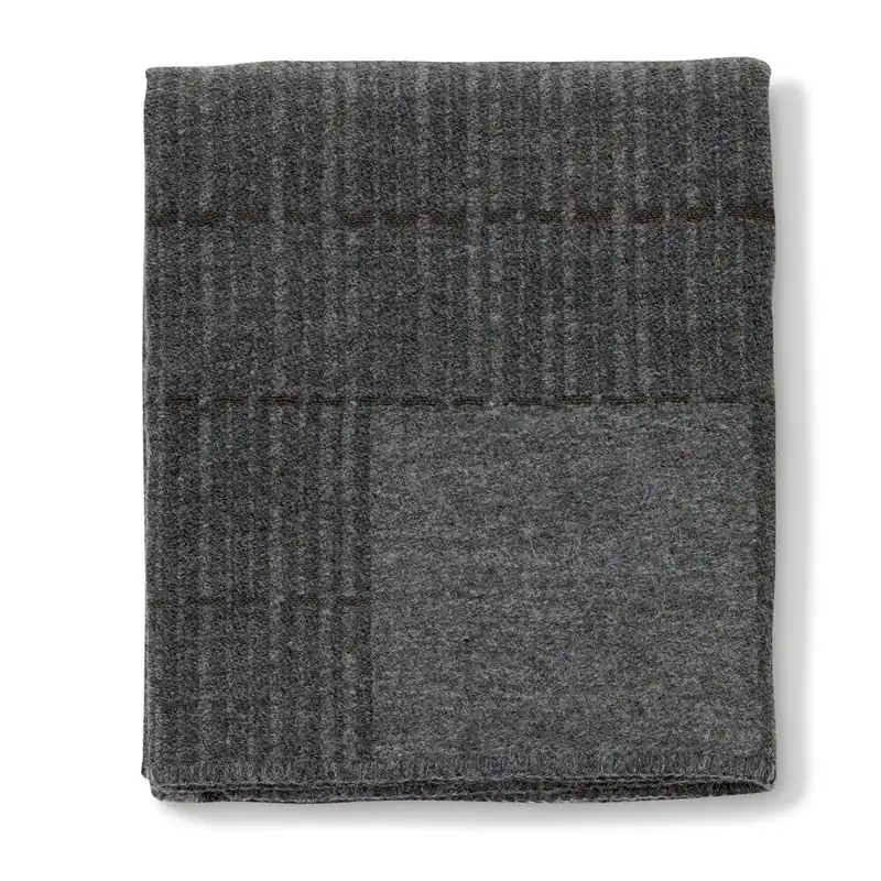 Fredericia Furniture 8230 Grid Plaid 140x170 cm - Textil/Dunkelgrau Begrenztes Angebot