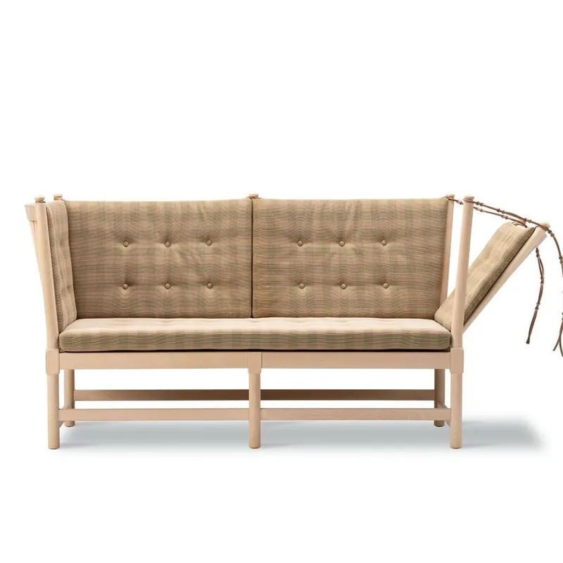 Fredericia Furniture 1789 2-Personen-Lattenrostsofa Rechts L: 160 cm - Seifenbehandelte Buche/Steelcut Beat 335 Super-Preis